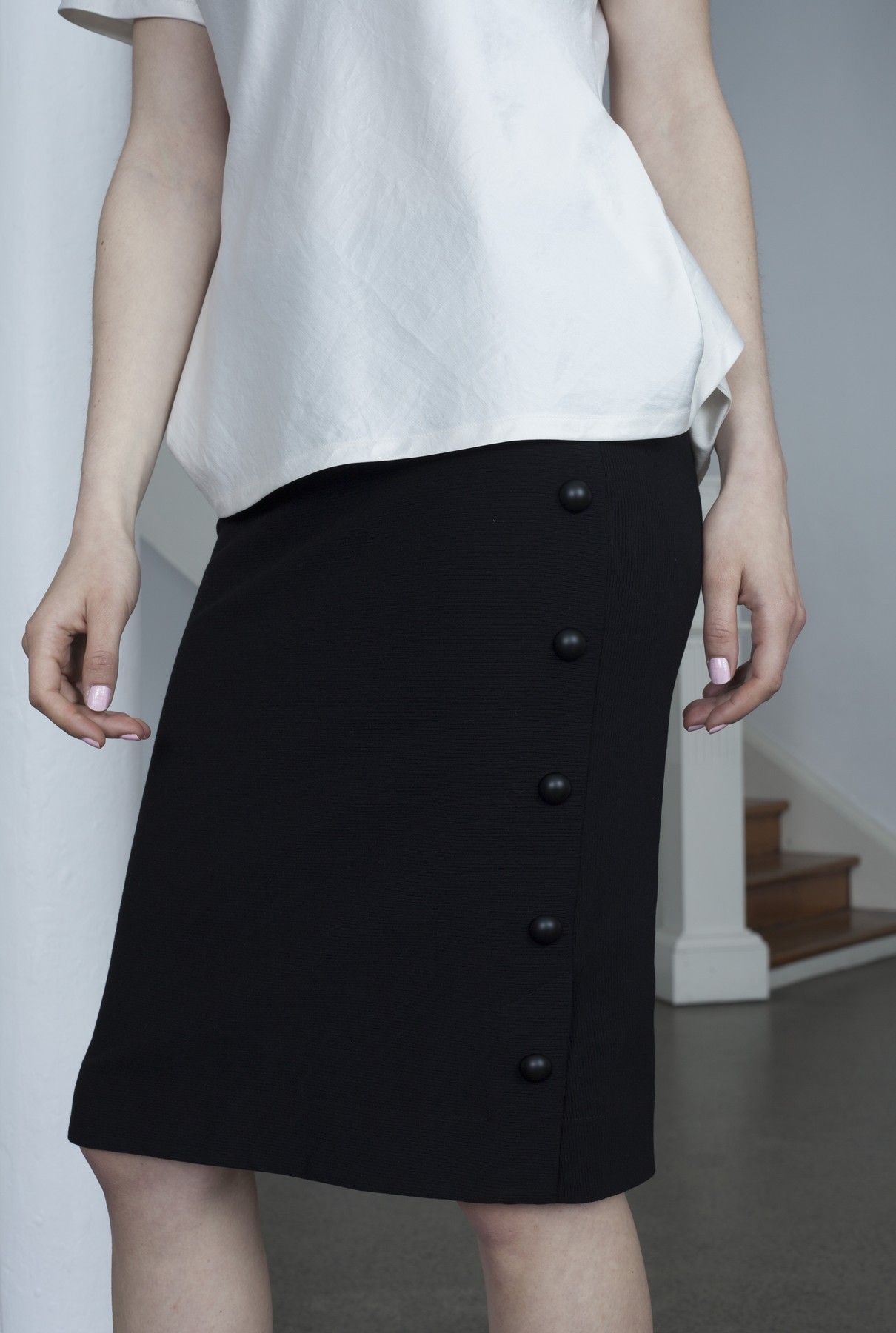 sleek skirt/black